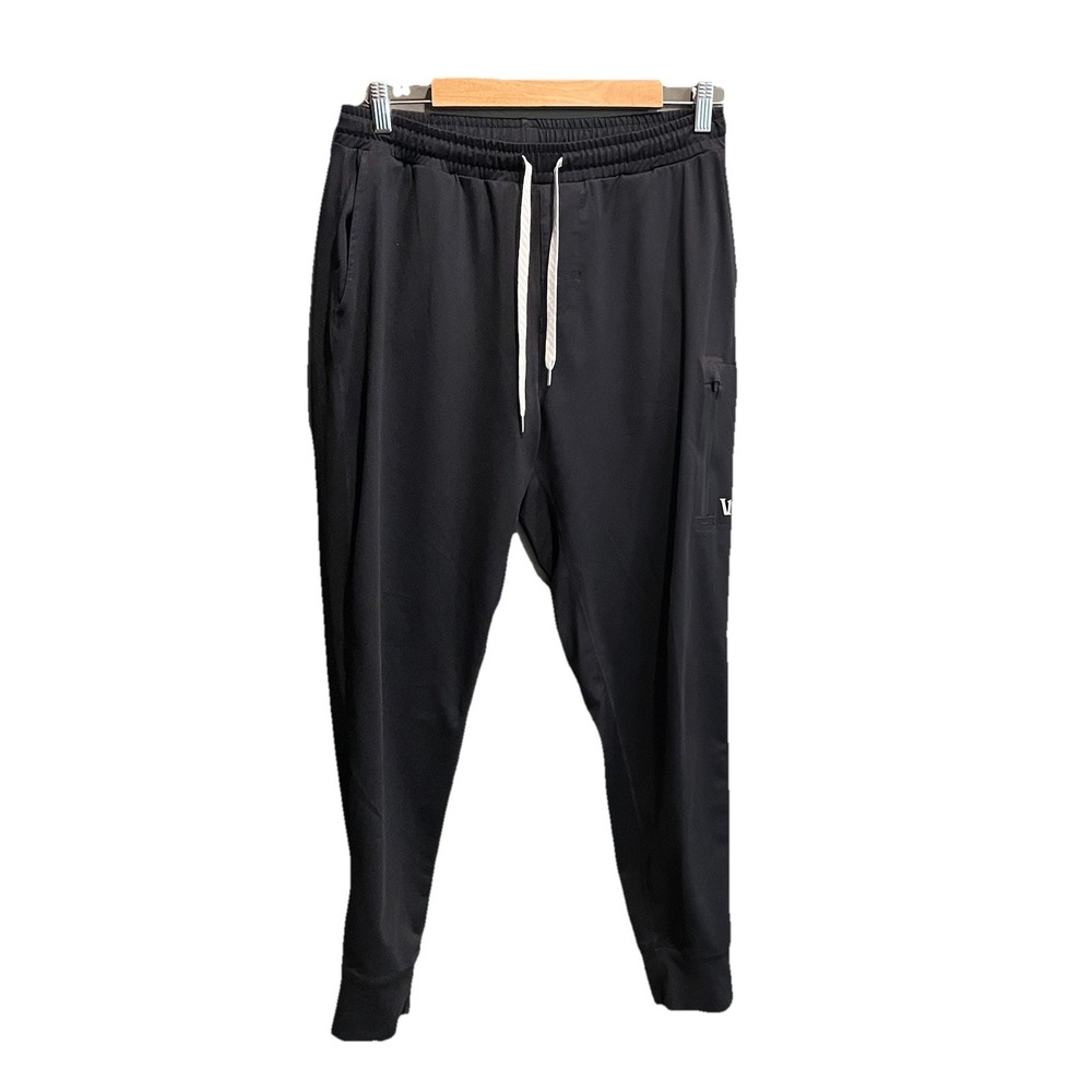 Vuori Black Drawstring Men's Sunday Performance Jogger Pants Size Small